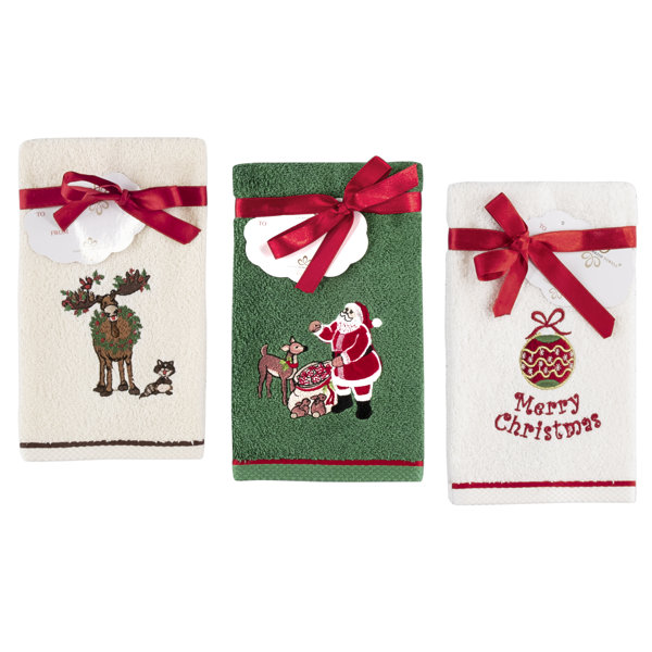 The Holiday Aisle® Dasmine 6 Piece 100 Cotton Fingertip Towel Set